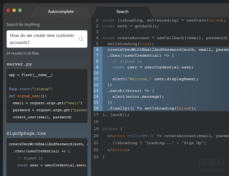 Codeium - 免费 AI 代码编程工具 / 支持主流编辑器